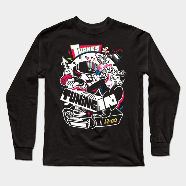 Thanks for Tuning In! Long Sleeve T-Shirt by TV